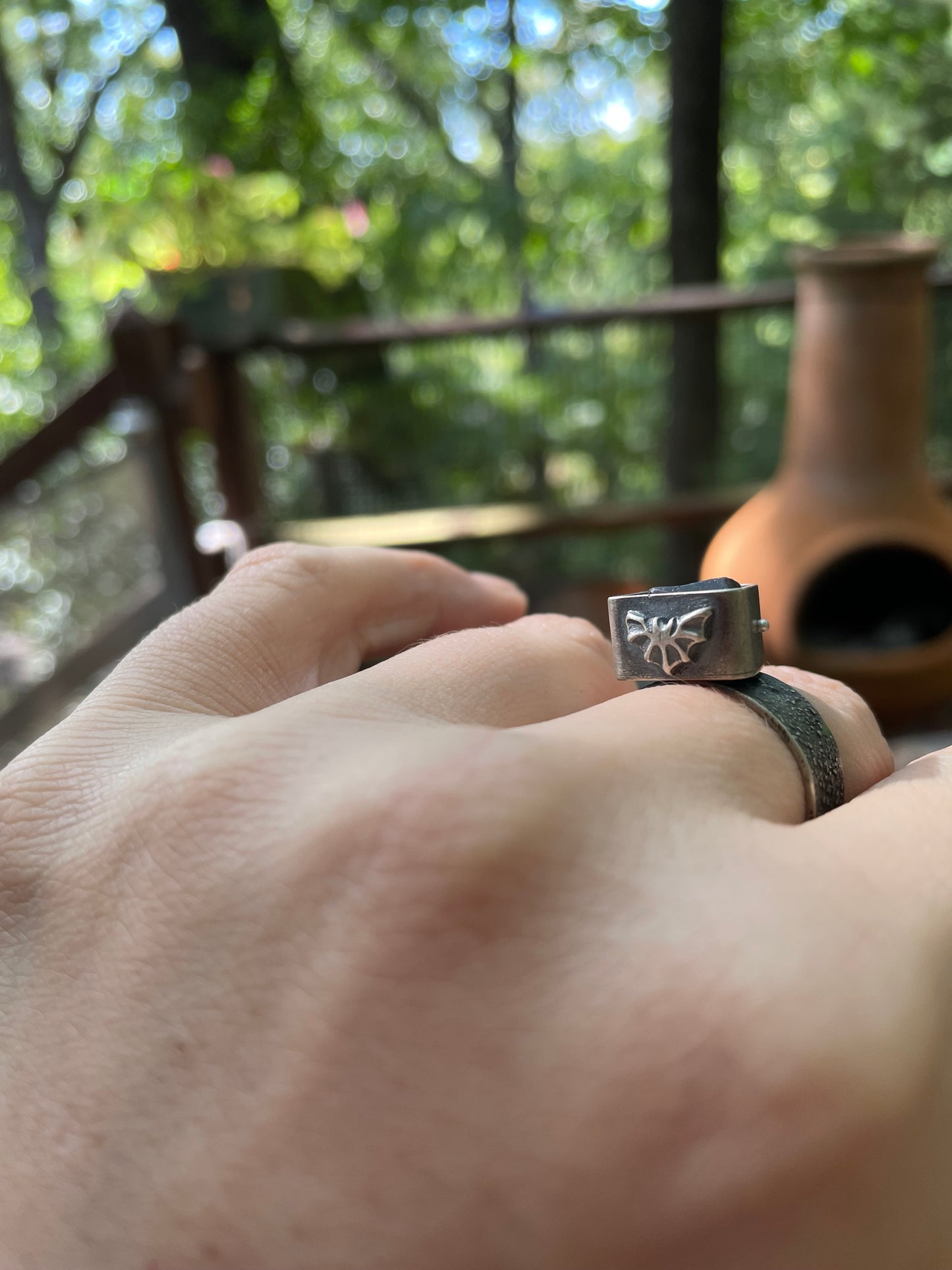 Battie Black Tourmaline Ring