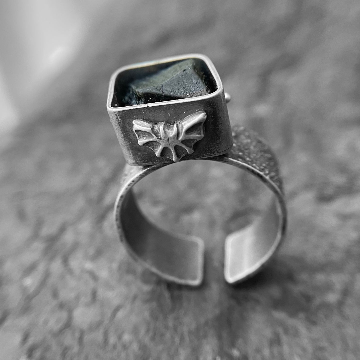 Battie Black Tourmaline Ring