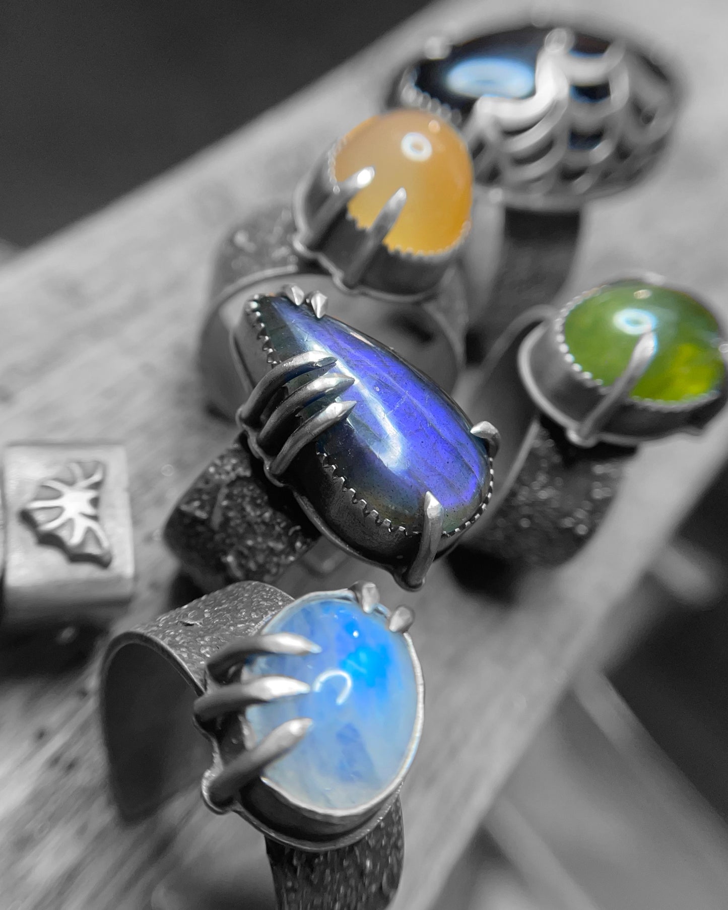 Battie Black Tourmaline Ring