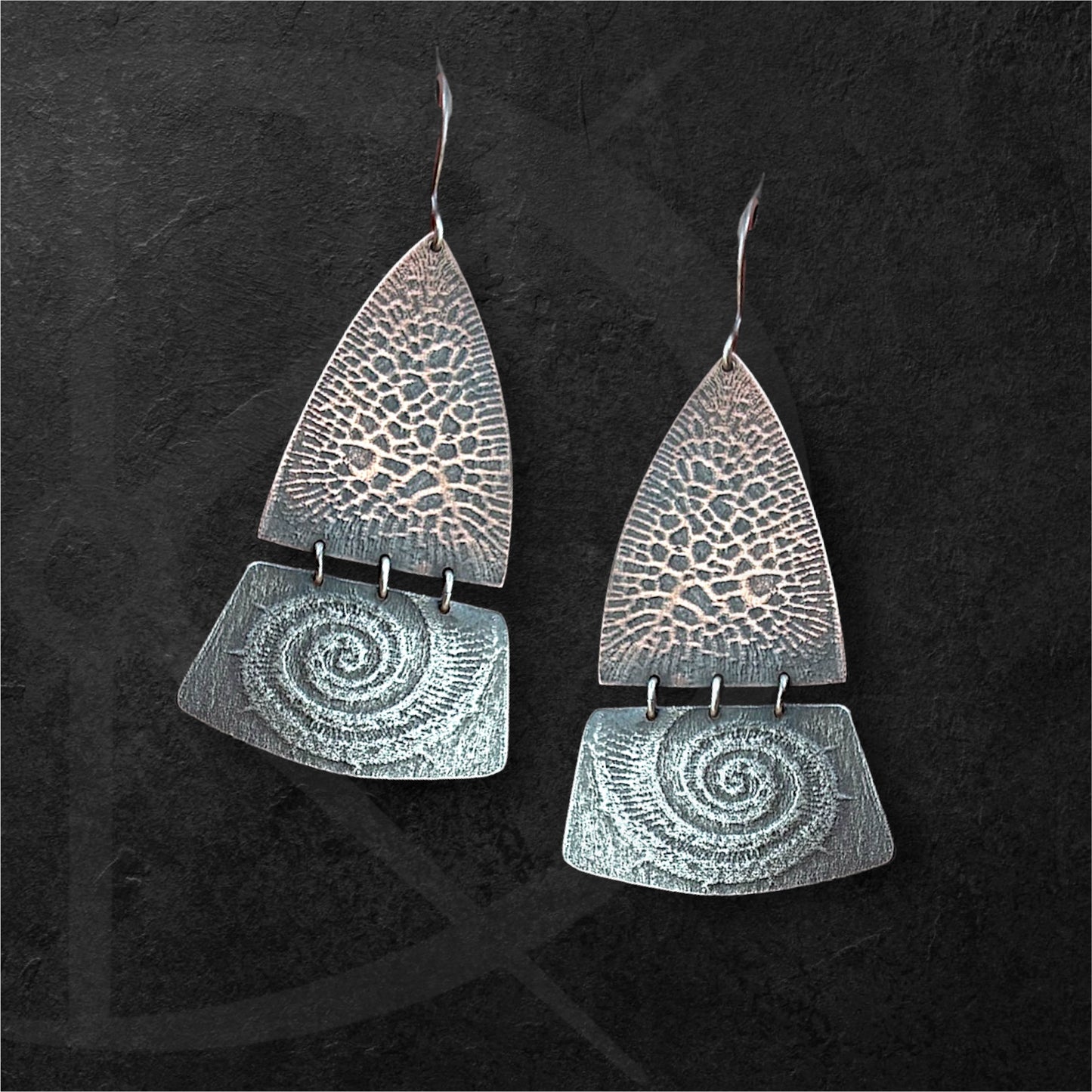 Octopus Mixed Metal Earrings