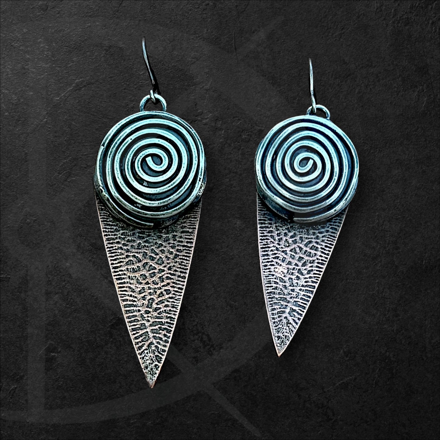 Spiral Point Earrings
