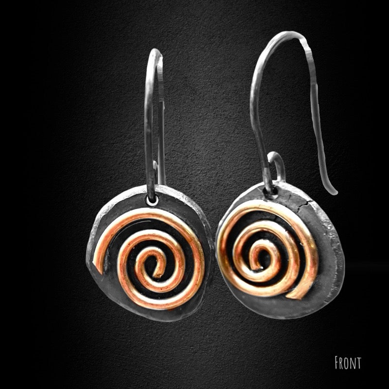 Spiral Drop Earrings
