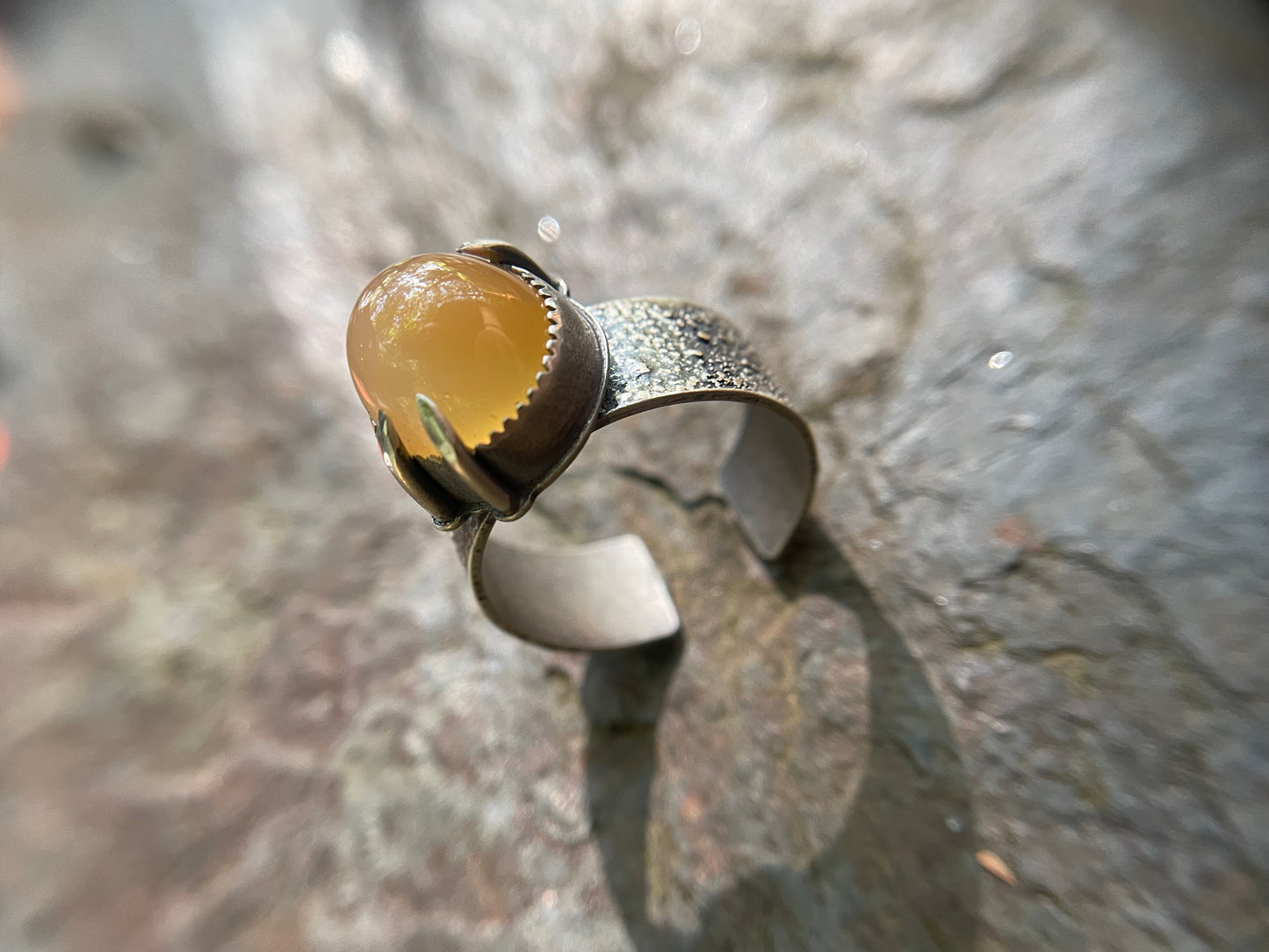 Carnelian Claw Ring