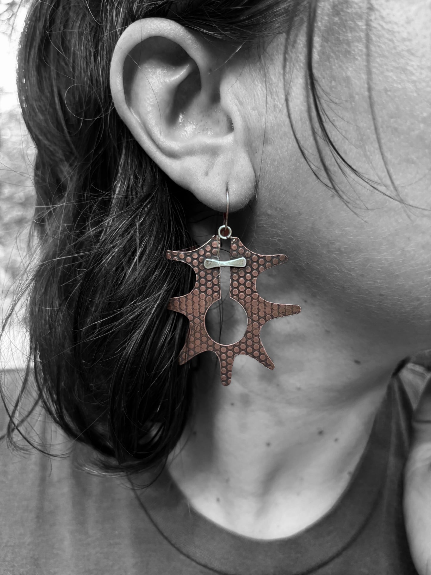 Polka Dot Splat Earrings