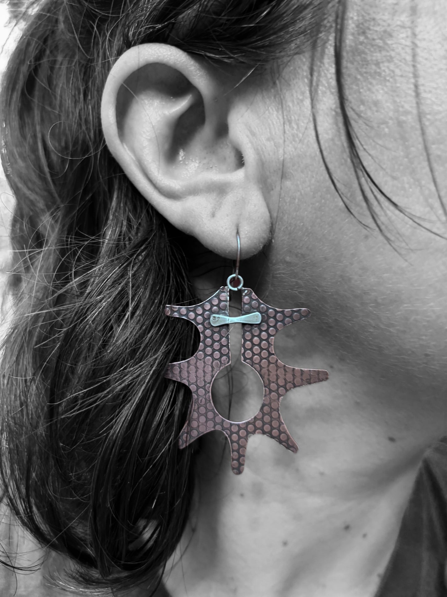 Polka Dot Splat Earrings
