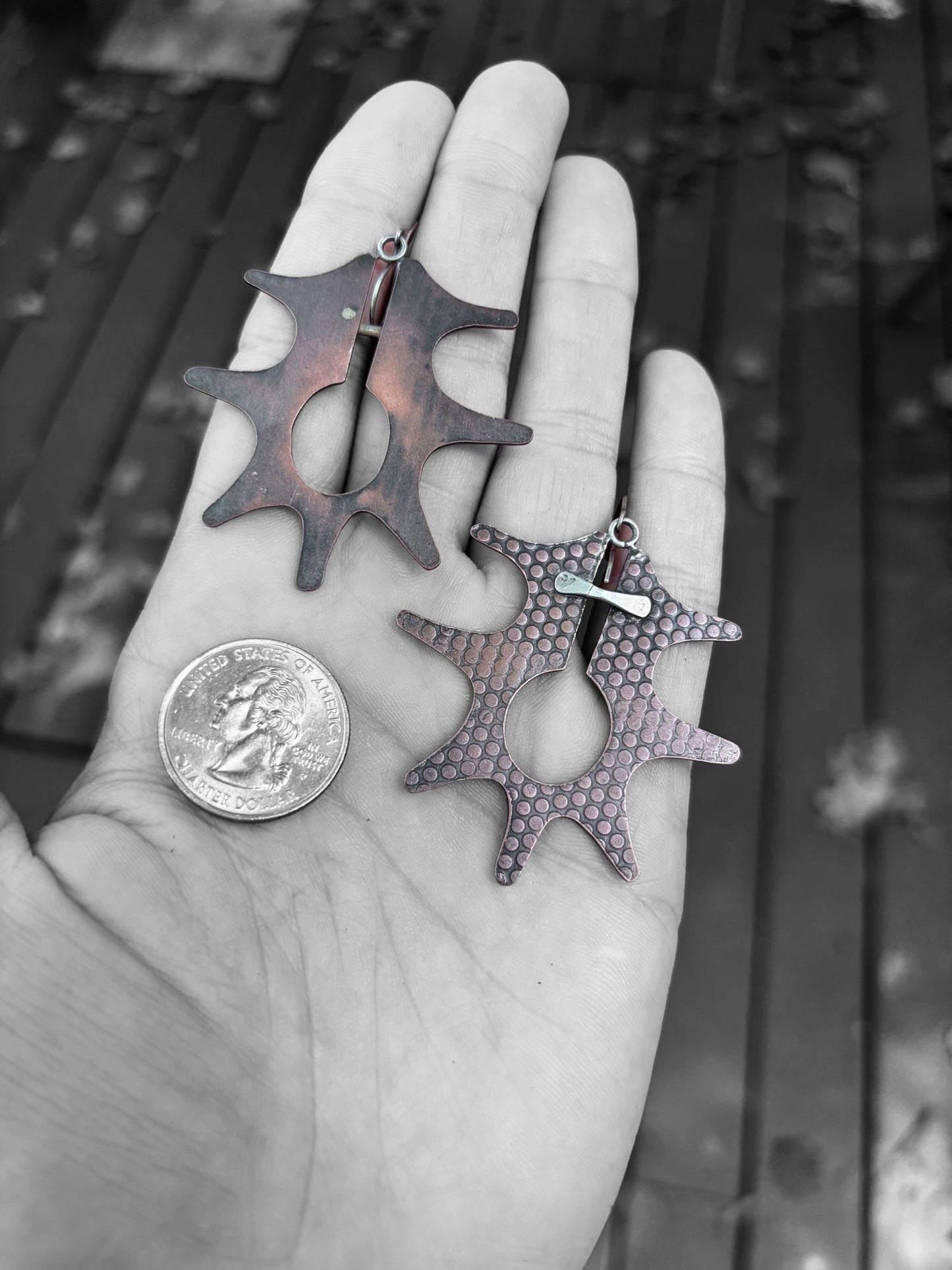 Polka Dot Splat Earrings