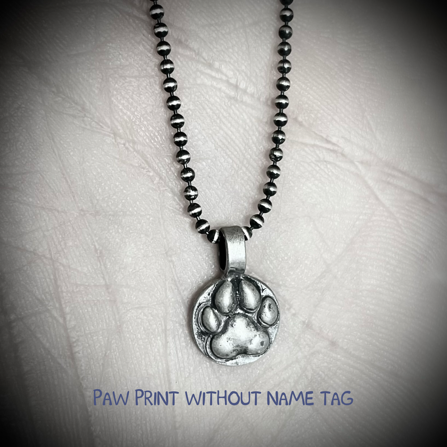 Memorial Paw Print Necklace