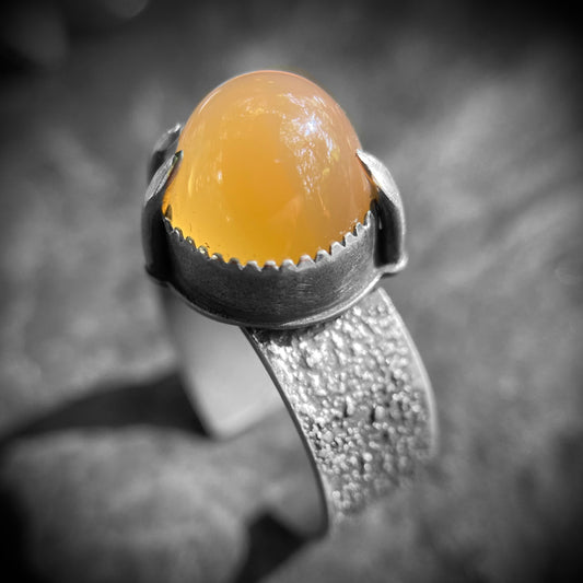 Carnelian Claw Ring