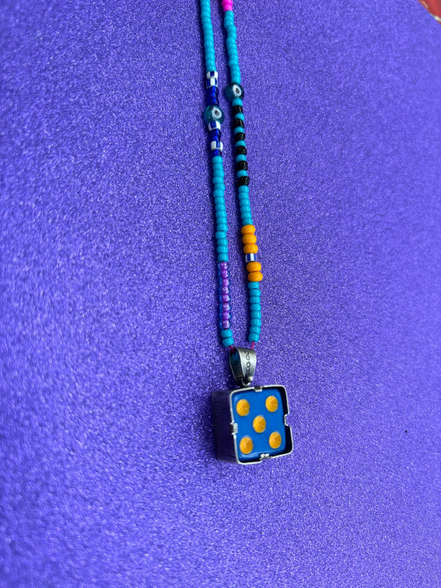 Lucky #5 Dice Pendant