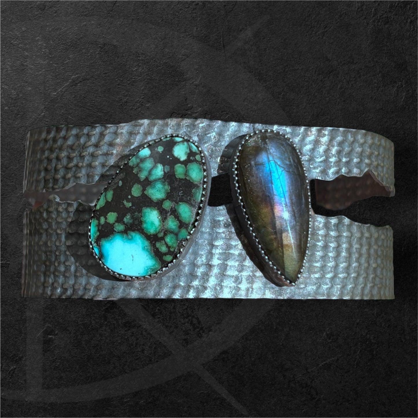 Turquoise & Labradorite Cuff