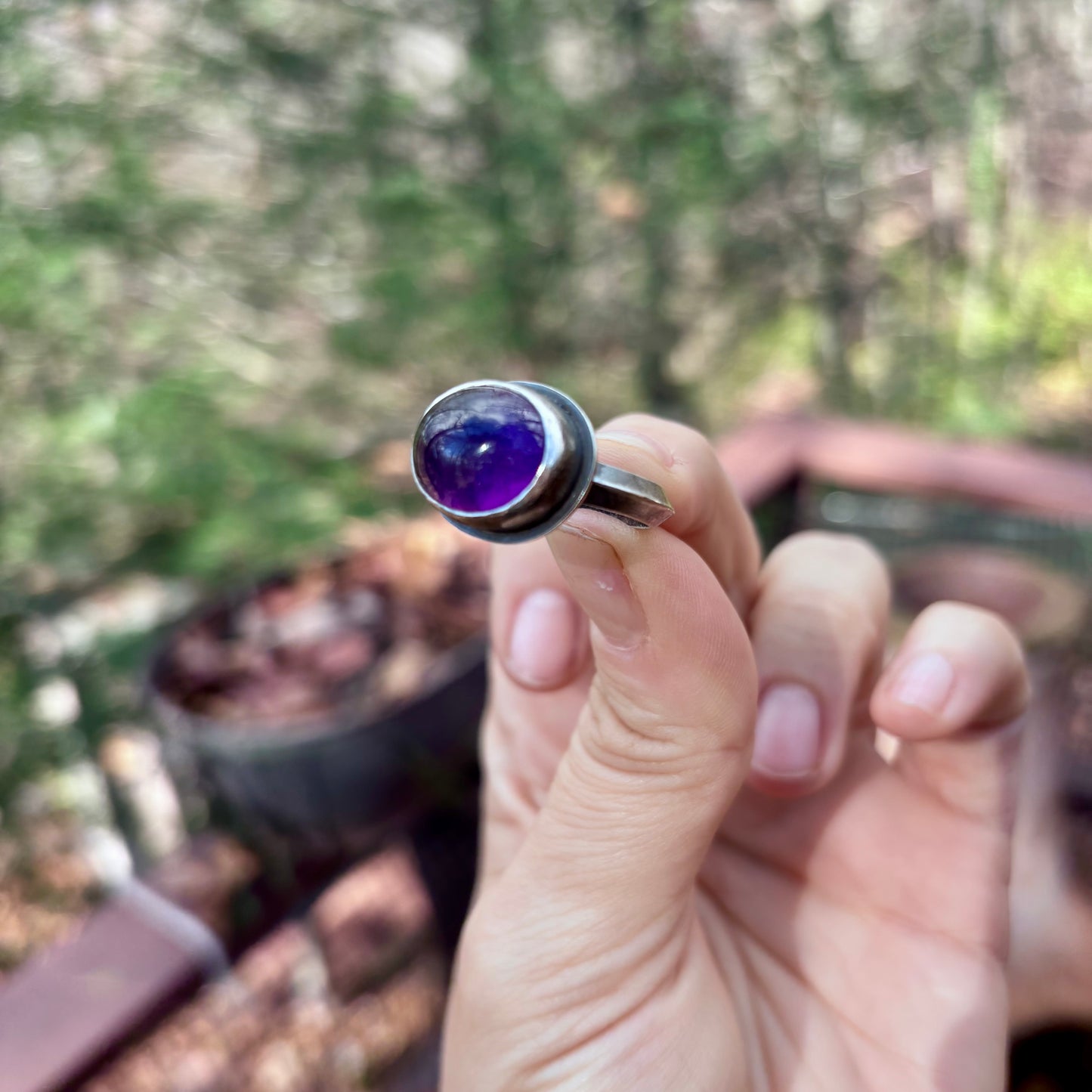 Amethyst Cocktail Ring