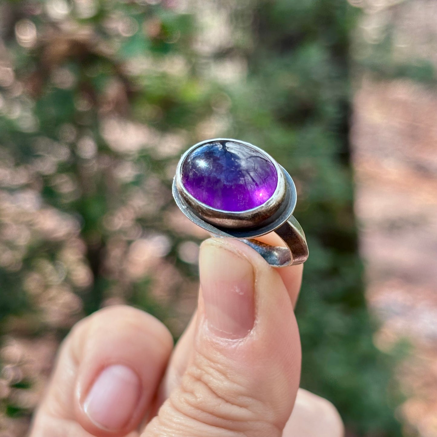 Amethyst Cocktail Ring