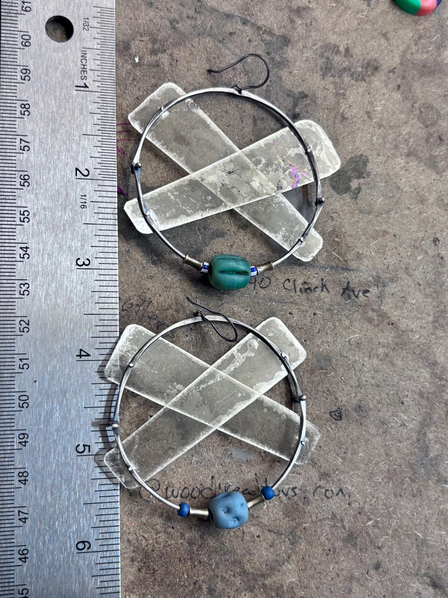 Pinned Mica Hoops