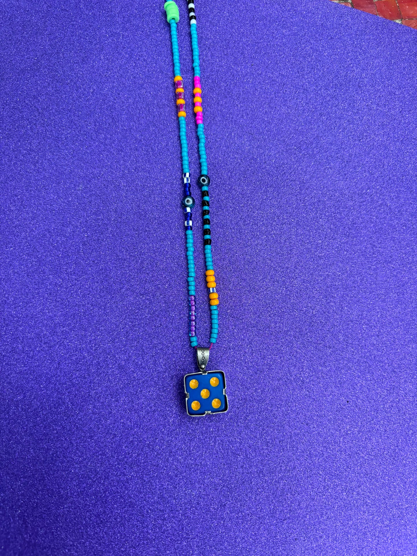 Lucky #5 Dice Pendant