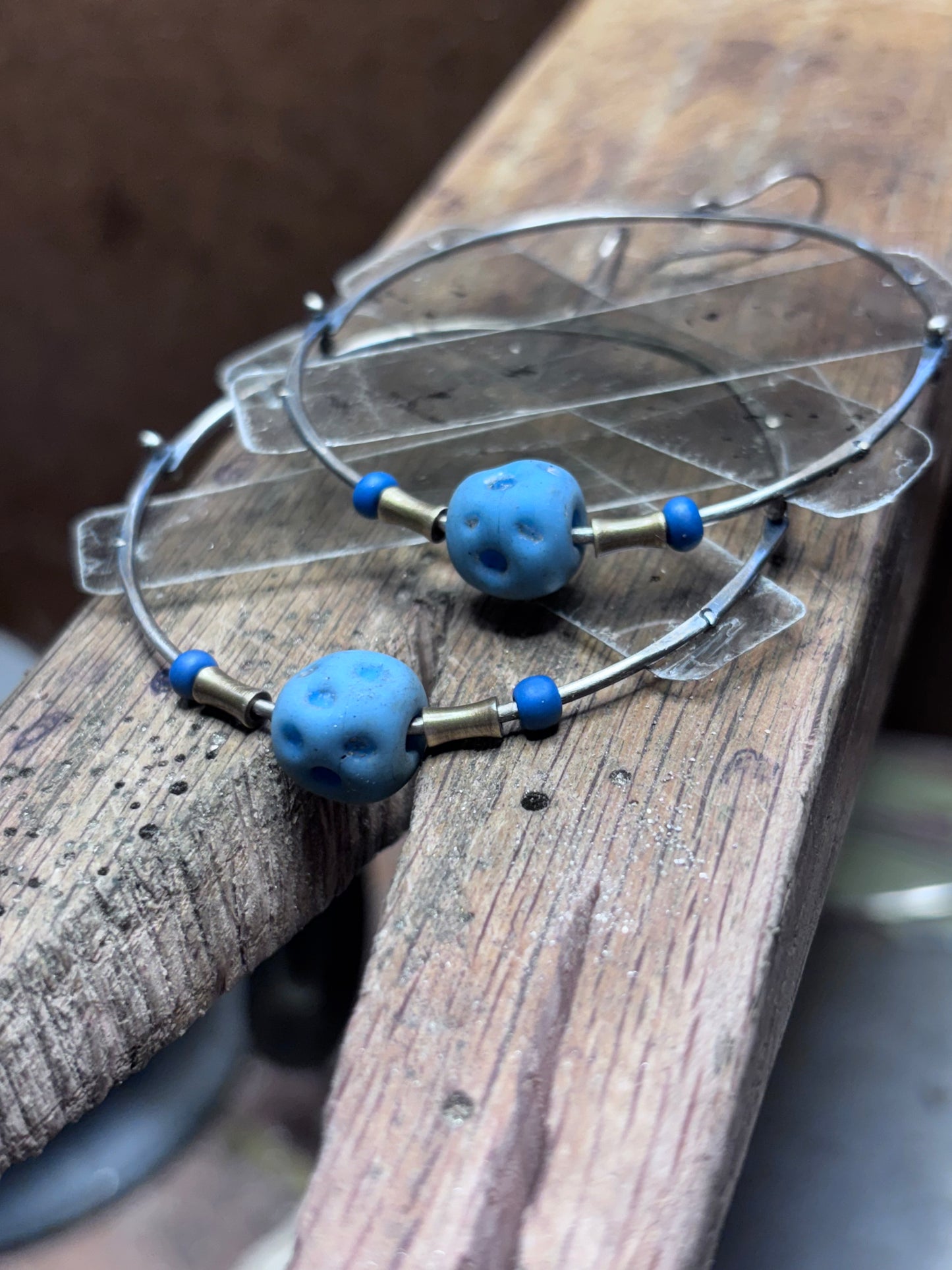 Pinned Mica Hoops