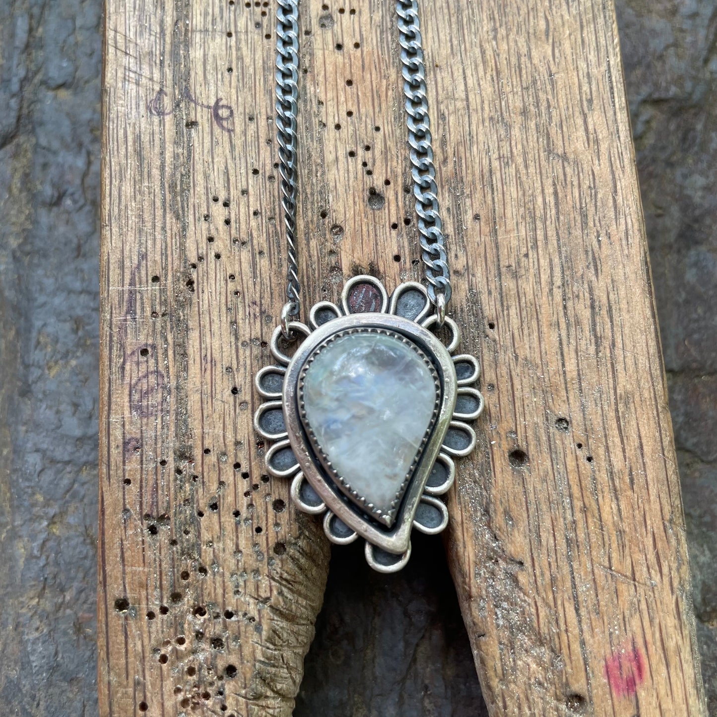 Moonstone RainFlower Necklace